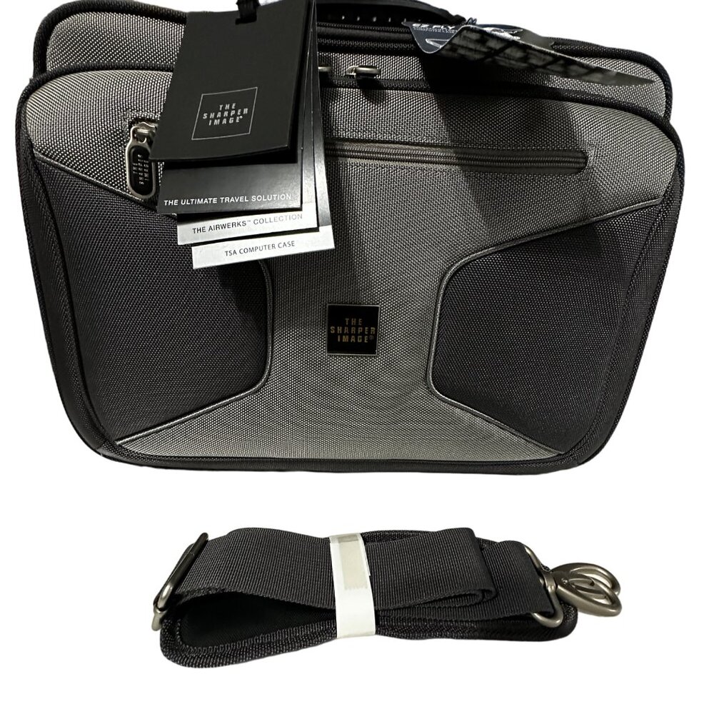 NEW Sharper Image Airwerks Collection TSA approved laptop case 14”x17.5”x6.75”